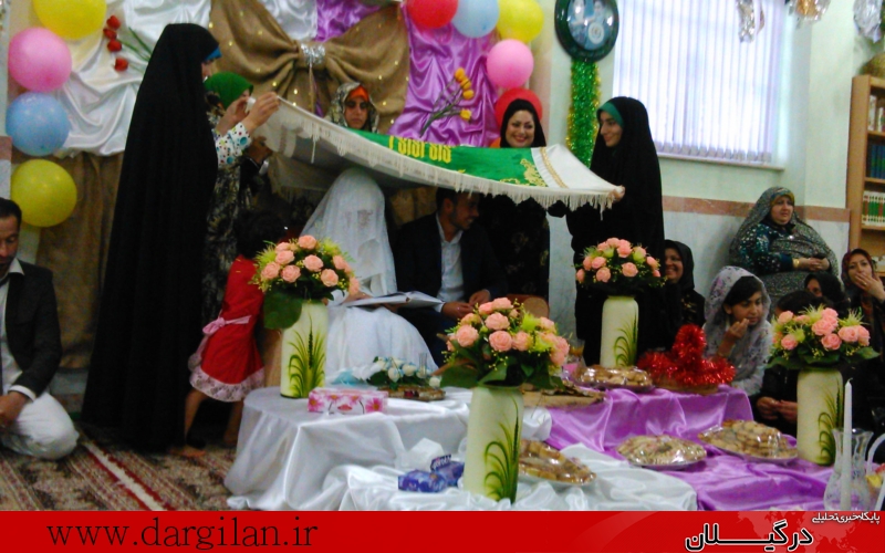 مراسم عقدکنان زوج جوان شفتی در جوار حرم شهدای گمنام + گزارش تصویری