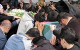 مراسم وداع با دو شهید گمنام 17 و 18 ساله در گلزار شهدای رشت+ گزارش تصویری