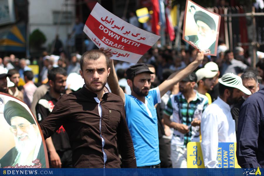 همبستگی مردم استان گیلان با مظلومان فلسطین در راهپیمایی روز قدس