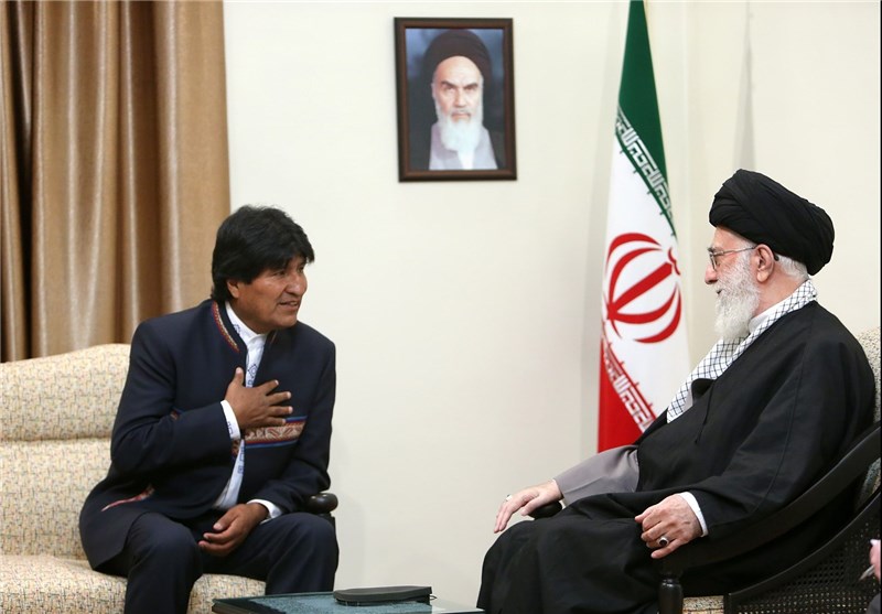 رئیس‌جمهور بولیوی با امام خامنه‌ای دیدار کرد