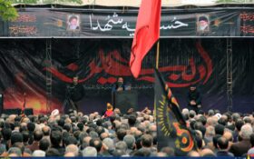 گزارش تصویری تجمع بزرگ عاشورائیان رشتی به مناسبت اربعین حسینی