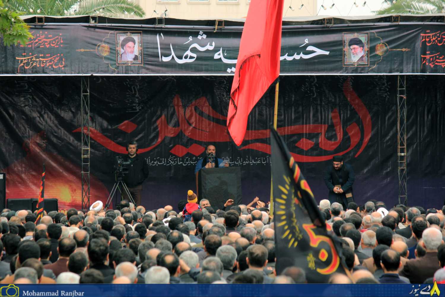 گزارش تصویری تجمع بزرگ عاشورائیان رشتی به مناسبت اربعین حسینی