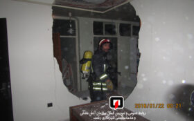 انفجار مهیب گاز در خیابان مطهری رشت! + تصاویر
