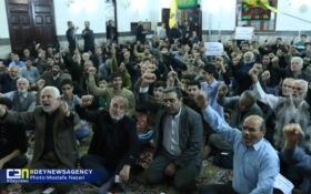 گزارش تصویری تجمع مردم در مسجد سلیمانداراب در محکومیت سخنان نماینده رشت