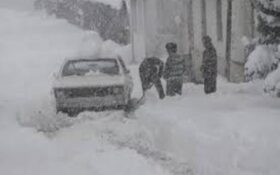 بیش از ۱۳۰ نفر در گیلان به دلیل حوادث ناشی از بارش برف آسیب دیدند