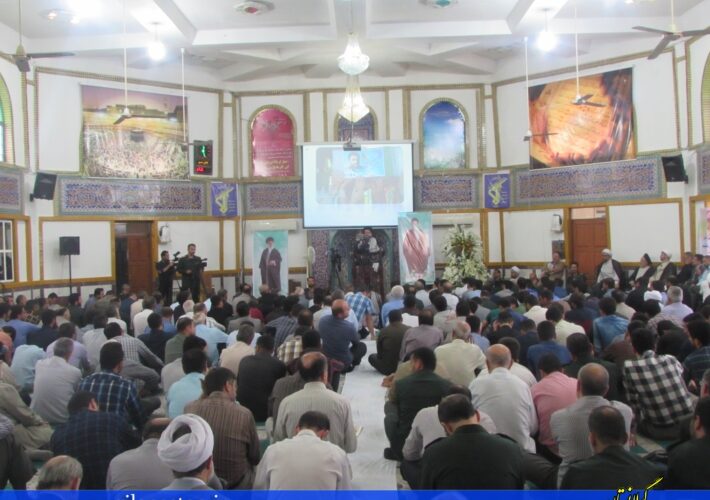 مراسم گرامیداشت شهیدان مدافع حرم حسین پور و حججی در رشت+ گزارش تصویری
