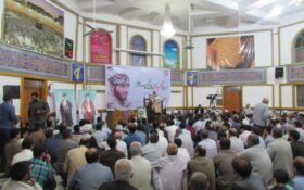 گزارش تصویری یادواره سردار شهید خجسته با سخنرانی دکتر رفیعی در رشت
