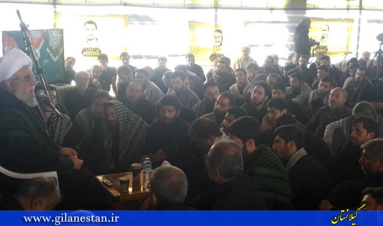 مراسم عزاداری اربعین حسینی در موکب نورالزهرا(س) گیلانی ها + گزارش تصویری