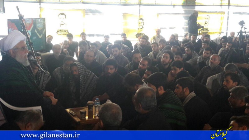 مراسم عزاداری اربعین حسینی در موکب نورالزهرا(س) گیلانی ها + گزارش تصویری