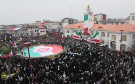 حماسه ماندگار مردم رشت در راهپیمایی ۲۲ بهمن ۹۶ از نگاه دوربین گیلانستان
