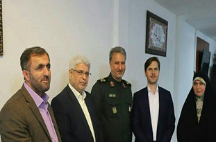دیدار اعضای شورای اسلامی شهر رشت با فرمانده لشکر عملیاتی ۱۶ قدس گیلان