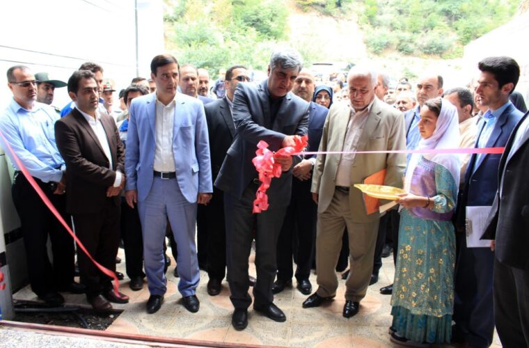 افتتاح نخستین نیروگاه تجدیدپذیر برق آبی کشور در تالش