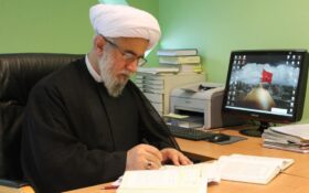 نامه تقدير و اعتذار آيت الله رمضانى، پس از ده سال خدمت و فعّاليت در مركز اسلامى هامبورگ
