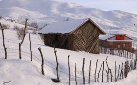 طبیعت زمستانی ییلاقات دیلمان گیلان به روایت تصویر