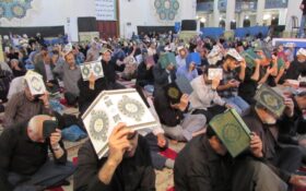 نوای “بک یا الله” در احیای اولین شب قدر توسط مردم رشت+ گزارش تصویری