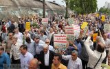راهپیمایی اعلام حمایت مردم شهر رشت از اقدام شورای عالی امنیت ملی/ گزارش تصویری