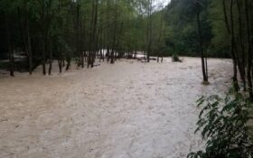 تخریب ۳ پل و مفقود شدن یک نفر در اثر بارندگی دیشب در گیلان