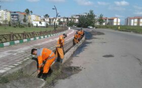 گزارش تصویری هفته بیست و پنجم طرح پاکسازی هفتگی محلات شهر رشت