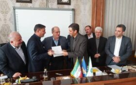 امضا موافقتنامه شهرداری رشت با قرارگاه سازندگی خاتم الانبیا در راستای اجرای پروژه های عمرانی