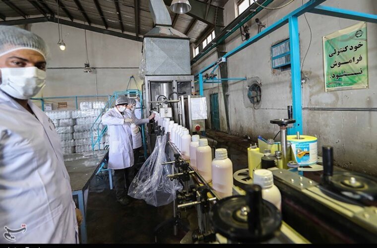 ۸ واحد صنعتی استان گیلان برای تولید محصولات ضدعفونی فعال شدند