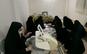 کمک‌رسانی خواهران طلبه جهادی استان گیلان در مبارزه با کرونا + تصاویر