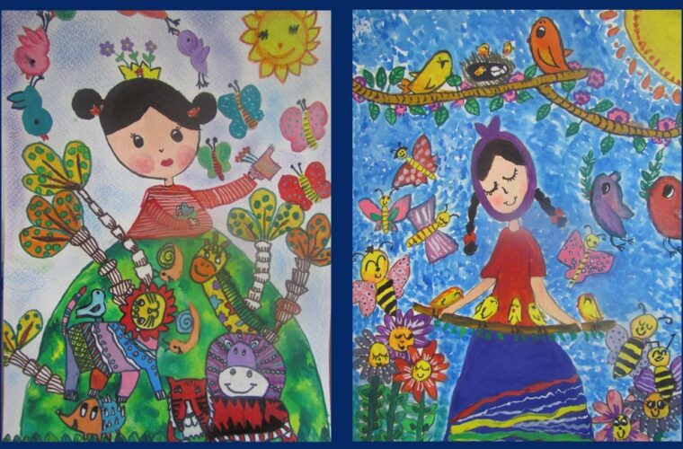 دو عنوان برگزیده جشنواره نقاشی«صلح و دوستی» به گیلانی‌ها رسید