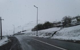 بارش باران و برف در گیلان/ کاهش ۵ تا ۱۰ درجه ای دمای هوا