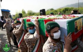 گزارش تصویری/ مراسم تشییع و خاکسپاری سردار حق بین در لنگرود