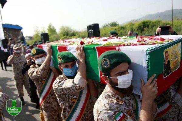 گزارش تصویری/ مراسم تشییع و خاکسپاری سردار حق بین در لنگرود