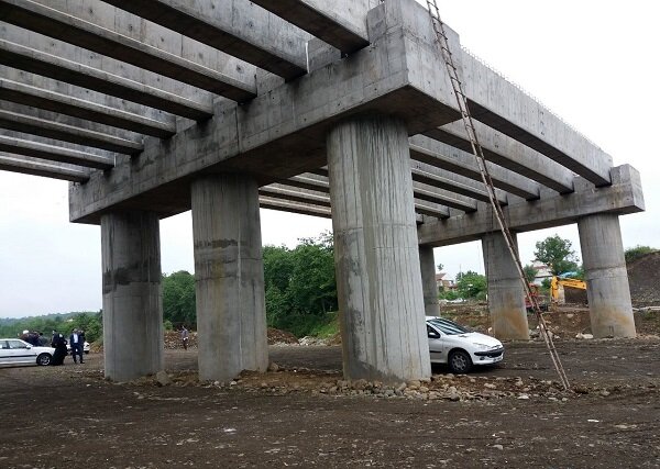 پیشرفت ۷۵ درصدی پروژه پل کیازنیک املش