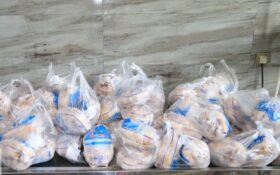 توزیع ۱۵۰ تن گوشت مرغ بین خانوارهای گیلان آغاز شد