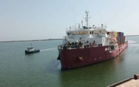 خط کشتیرانی کانتینری منظم بین بندر کاسپین و آکتائو قزاقستان راه‌اندازی شد