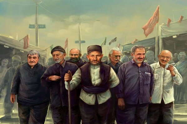 رونمایی از نقاشی دیجیتال ۷ شاعر آیینی فقید گیلان