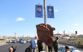 کوچه‌ها و معابر شهر انزلی به تمثال ۴۳۷ شهید مزین شد