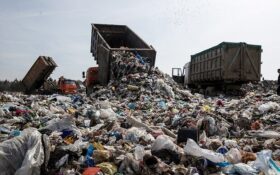 ورود روزانه بیش از ۳۰ تن زباله به سایت موقت خمام