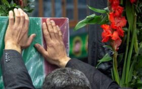 پیکر ۶ شهید دوران دفاع مقدس وارد گیلان شد