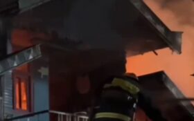 مهار آتش‌سوزی ۲ خانه ویلایی در رشت
