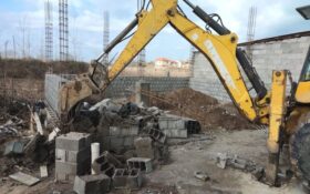 ۷ بنای غیرمجاز در خشکبیجار تخریب شد