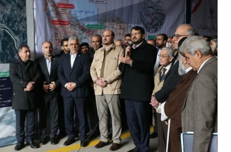 باقیمانده آزادراه قزوین رشت با حضور وزیر راه و شهرسازی به بهره برداری رسید