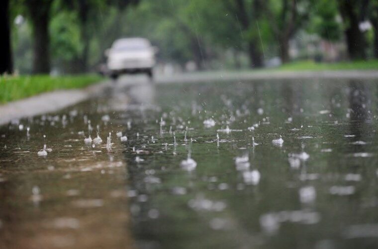 ۸۳ میلیمتر باران ظرف کمتر از ۲۴ ساعت در رشت بارید