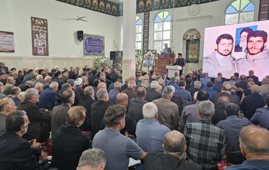 مراسم ختم جانباز دفاع مقدس مرحوم حاج حسین رضاپور در لشت‌نشاء