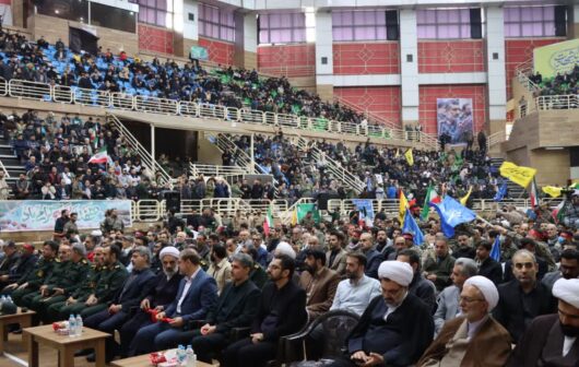 رزمایش بزرگ اقتدار بسیجیان شهر رشت برگزار شد+ تصاویر