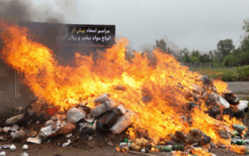 ۲ تن مواد مخدر مکشوفه در استان امحا شد
