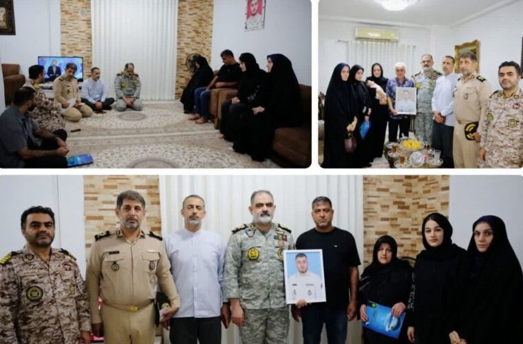 دیدار فرمانده نیروی دریایی ارتش با خانواده شهدای جنگ رمضان دیدار فرمانده نیروی دریایی ارتش با خانواده شهدای جنگ رمضان